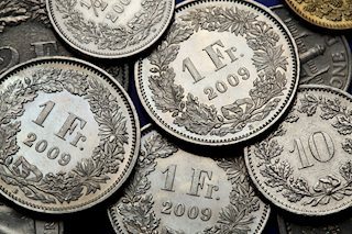 Swiss inflation declines, Swiss Franc steady